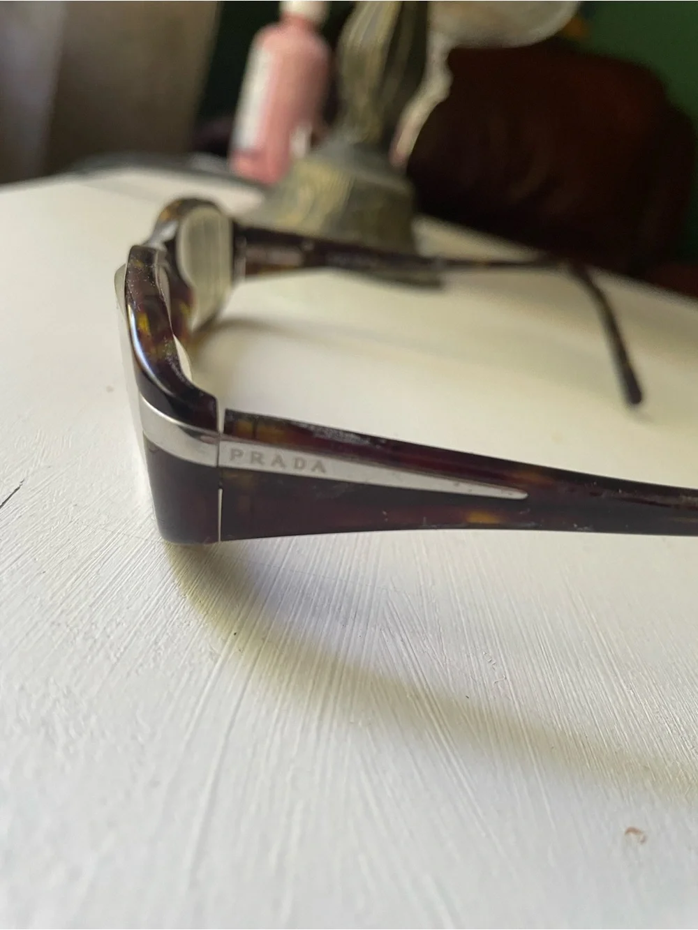 Prada Havana tortoiseshell glasses VPR 14H